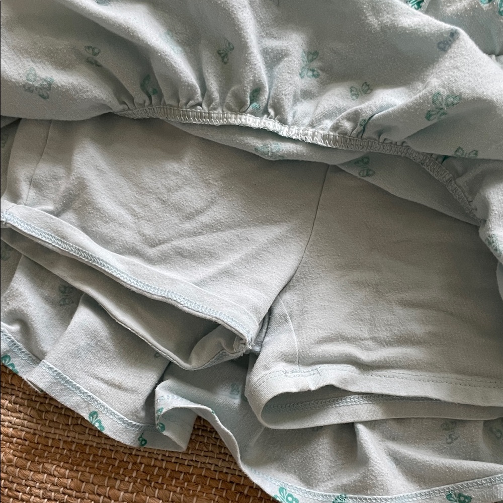 Blue Ruffled skort - girl 6-7y - Picture 2 of 4